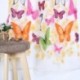 2X (sifon pillangó mintás fal dekoráció átlátszó függöny sál Shaw C6I6