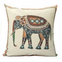 Indiai kötött elefánt pamut ágynemű-párnahuzat - párnahuzat - dekor L6X3