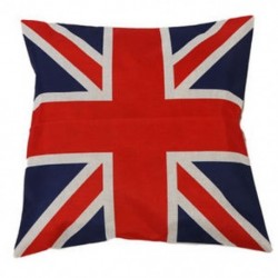 Brit vintage stílusú univerzális Jack Flag dobó párnahuzat, Y1T0 párnahuzat