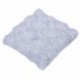 3X (Párna PILLOW PILLOW BÚTOR FEHÉR SZATIN 42x42cm C9H6)