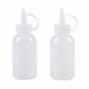 1X (konyha műanyag szósz olaj folyékony adagoló szorító palack 100 cc 2 db N8X4)