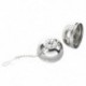 TEA BALL STRAINER INFUSÍTOR INFÚZIÁS FÉM SZERETÉSI ACÉL P7U5