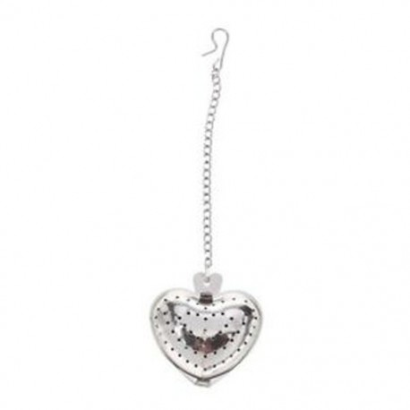 2X (rozsdamentes acél szív alakú teafőző szűrőháló gömbgömb I4X8)