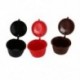 2X (i cafilas 3 pack Dolce Gusto újratölthető kávékapszulák, újrafelhasználható T4V8 kávé