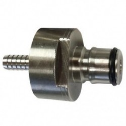 Háztartási főzés rozsdamentes acél szénsavas kupakkal. Golyós zár, illeszkedő lágy PET palack O6P4