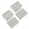 2X (4 db 46 x 36 x 18 mm-es vízálló műanyag ház DIY csatlakozódoboz szürke-wh R4J7