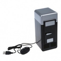 PC USB Mini hűtőszekrény hűtőszekrény ital Dr Can Cooler Melegebb F7P4