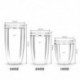 3X (Cserélhető poharak fedél-fedél fedéllel a NutriBullet 6 darabos High-Sp U9Z5-hez