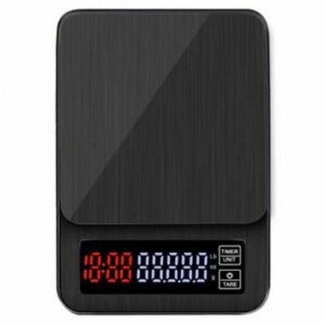 9X (Mini lcd digitális elektronikus csepegtető kávé mérleg időzítővel 3 kg 0,1 G Digita N7M7