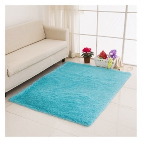 Otthoni szőnyegek Nappali hálószoba plüss szőnyegek Világoskék 50 * 80cm X2Y8
