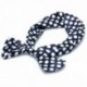 Lady Hair Head Band Wrap Sál Fejpánt Navy Blue Pöttyös Hot I6U9 X2B0