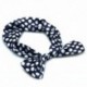 Lady Hair Head Band Wrap Sál Fejpánt Navy Blue Pöttyös Hot I6U9 X2B0