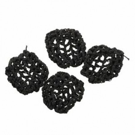 A Hotel pincérnő elasztikus nylon fekete Snood nettó balett-konty hajfedője az Ornamen O4A3