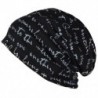 Unisex Beanie Baggy vékony hip-hop nyomtatási koponya sapka (fekete) F4E7