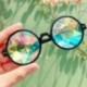 Fekete Kaleidoszkóp napszemüveg - Trendi unisex viselet - I1A8