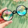 Fekete Kaleidoszkóp napszemüveg - Trendi unisex viselet - Q4J4