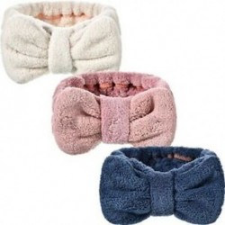 3 Pack Coral Fleece Bowtie fejpántok Smink fejpántok Mosás Spa Jóga Sport V5S4