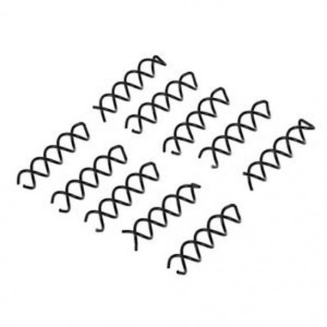 20x (új 10x fekete spirálos hajcsavar C zsemlecsípő DIY hajstílusra / karcsú T2
