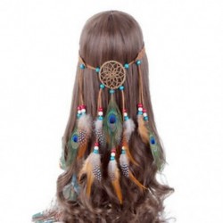 5X (Álomfogó Új divatos Boho fejfedő indián fejfedő Hippie M7N4