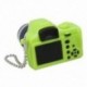20x (Mini Digitális tükörreflexes fényképezőgép stílusú LED-es vaku fényzár hangjelző kulcstartó (Random C
