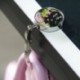 20x (Lotus pillangó minta Összecsukható táska fogas kézitáska pénztárca horog akasztó tartó