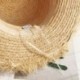 6X (női nyári strand zöld csipke szalaggal ellátott sapkás sapka hőmérsékletű lapos kalap L N4J6
