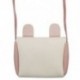 Kislány pénztárca Aranyos nyúl válltáska Mini Crossbody táska (fehér) K8K3
