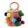 4X (Straw Bags női strandtáska, vödör típusú kereszttest táska nyáron peel-ofW3W4-vel