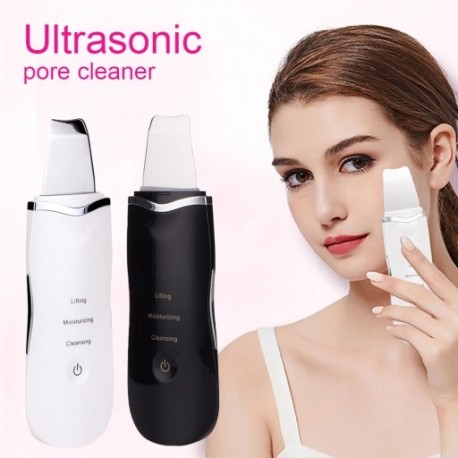 1x Újratölthető ultrahangos arcbőrradír arctisztító peeling fejfej eltávolító eszközök