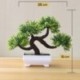 1x Mesterséges cserepes bonsai kis fa növény művirág lakás kerti otthoni dekoráció