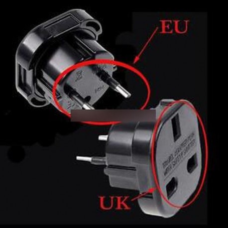 Utazás UK az EU Euro AC tápcsatlakozó töltő adapter adapter aljzat átalakítója