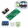 DIY Kit Audio Switch panel RCA 3,5 mm-es foglalat bemeneti blokk stabil 5V-os erősítőhöz