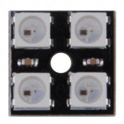 WS2812B 2 * 2 4-bites teljes szín 5050 RGB LED lámpa panel világítás Arduino