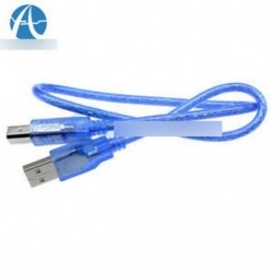 30CM USB A férfi B típusú csatlakozó kábelhez számítógéphez / nyomtatóhoz / faxvezérléshez 2.0 Kék