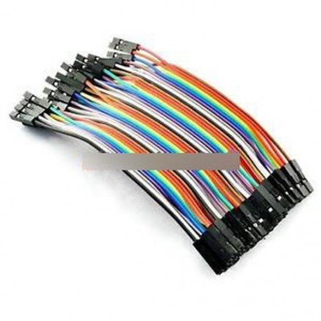 10 cm-es női-női vezeték - 10/20CM Multi Dupont Male to Female próbapanel Jumper Wire Raspberry Pi Arduino