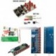 3. tétel - NE555   CD4017 LCD fény vízkészlet DIY készlet Elektronikus modul ICSK057A Piros