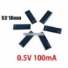 Mini Solar Panel 0.5V 100mA napelemes fotovoltaikus panelek akkumulátor töltő
