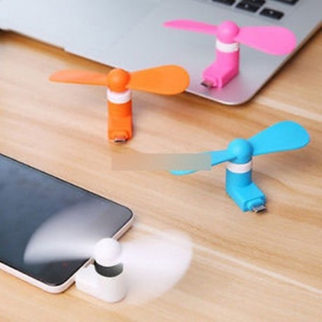 Hordozható Micro / Mini USB hűtőventilátor elnémítja a hűtőt a mobil Android mobiltelefonhoz