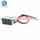 0,36 hüvelykes 4V ~ 30V piros mini LED panel Voltmeter feszültségmérő 2 vezeték 3-digitális