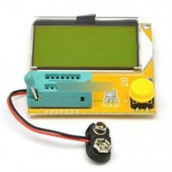 LCR-T4 tranzisztor teszter - LCR-T4 LCR-T5 ATmega328 digitális tranzisztor tesztelő 12864 LCD kapacitás ESR mérő