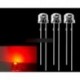 50db F5 5mm piros szalmakalap Superbright LED fény LED lámpa