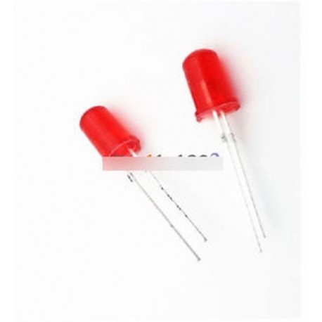 100db LED 5MM VÖRÖS SZÍNES RED LIGHT Fényes izzó lámpa