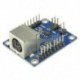 PS2 illesztőprogram-modul - Dual PSX PS1 PS2 női USB csatlakozós adapter átalakító kezelő Arduino-hoz