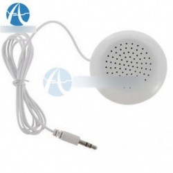 Hordozható 3,5 mm-es párnás hangszóró MP3 MP4 CD-lejátszóhoz iPod telefon fehér