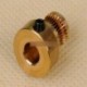 A Reprap 3D nyomtatóhoz nyersanyagkerék extruder felszerelés Hobbed fogaskerék hajtómű 12mm