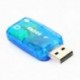 CM108 Chipset USB 2.0 - 3D AUDIO SOUND CARD ADAPTER VIRTUAL 5.1 CH hangsáv