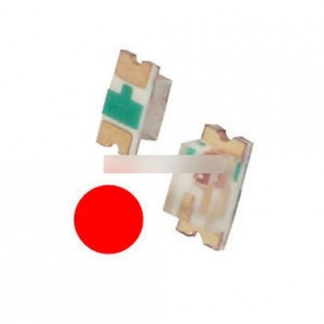 100db 1206 szuper fényes DASH SMD SMT LED lámpa világossárga