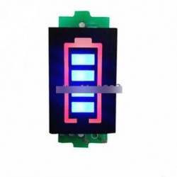 1S 3.7V lítium akkumulátor kapacitásjelző 4.2V kék Dispaly teljesítménymérő egyetlen