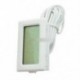 Fehér akvárium hőmérsékletmérő LCD hőmérő a T110 TPM-10 haltartályhoz 2m