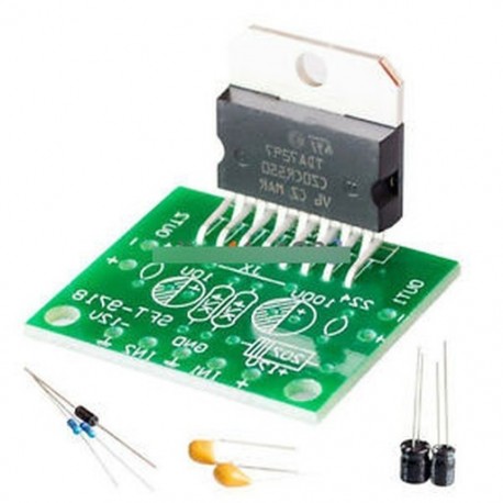 DC 12 V készletek - AC / DC 6-18V 12V TDA7297 2 x15W 2-CH digitális audio sztereó erősítő kártya modul